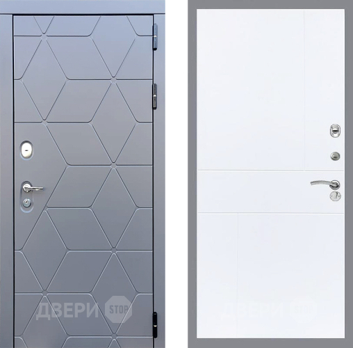 Дверь Стоп КОСМО ФЛ-290 Силк Сноу
