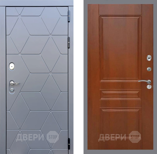 Входная металлическая Дверь Стоп КОСМО ФЛ-243 Итальянский орех