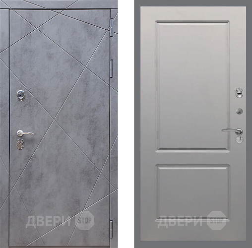 Дверь Стоп Лучи ФЛ-117 Грей софт