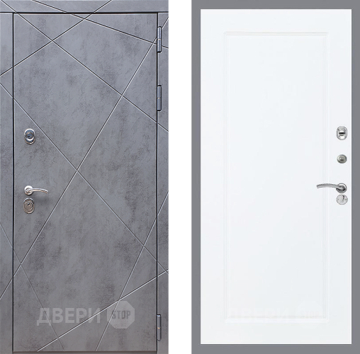 Дверь Стоп Лучи ФЛ-119 Силк Сноу