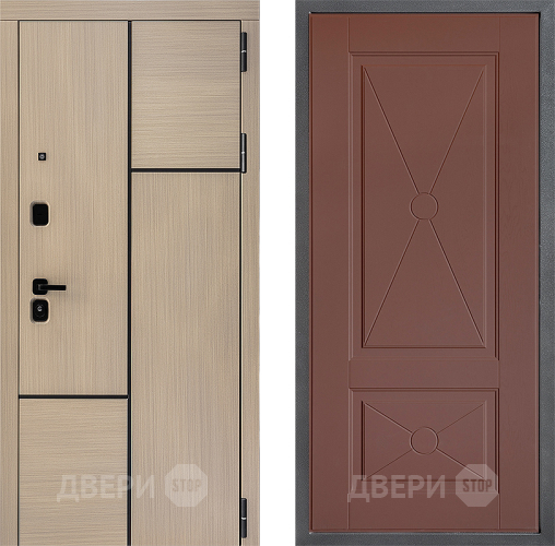 Дверь Дверной континент ДК-14 ФЛ-617 Ясень шоколадный