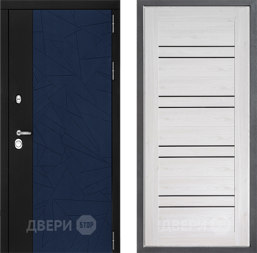 Входная металлическая Дверь Дверной континент ДК-9 ФЛ-49 Сосна белая