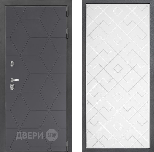 Дверь Дверной континент ДК-3/744 ФЛ-Тиффани Белый софт