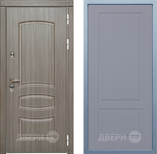 Входная металлическая Дверь Дива МД-42 Н-7 Силк Маус