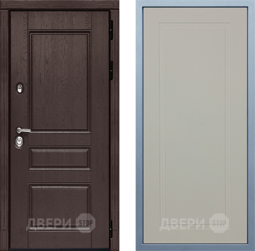 Входная металлическая Дверь Дива МД-90 Н-10 Шампань