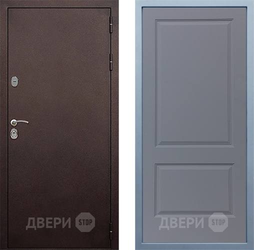 Входная металлическая Дверь Дива МД-40 Медь Д-7 Силк Маус