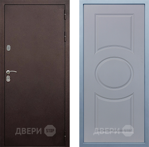 Дверь Дива МД-40 Медь Д-8 Силк Маус
