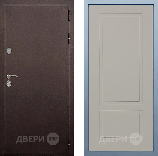 Дверь Дива МД-40 Медь Н-7 Шампань