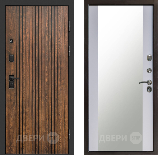 Входная металлическая Дверь Престиж Tvist Зеркало Белый софт