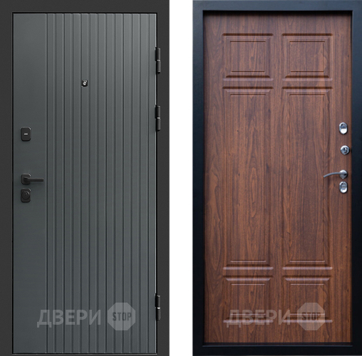 Дверь Престиж Tvist Grey Премиум Орех темный
