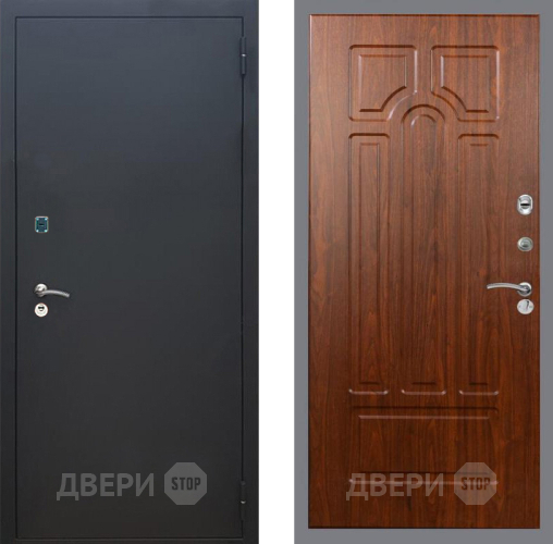 Дверь Рекс (REX) 1A Черный Муар FL-58 Морёная берёза