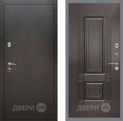 Дверь Рекс (REX) 5 Серебро Антик FL-2 Венге