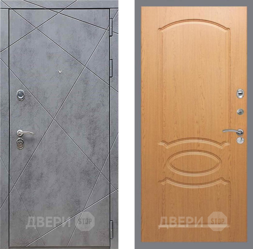 Дверь Рекс (REX) 13 Бетон Темный FL-128 Дуб
